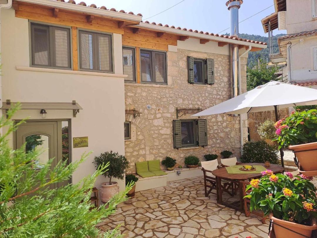 Villa La Casa Di Bella A Tradional Stone House With Barbecue Kariá Exterior foto